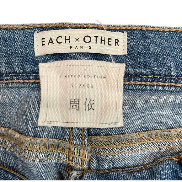Each x Other Limited Edition Yi Zhou Branch Print Jeans - Picture 4 of 10